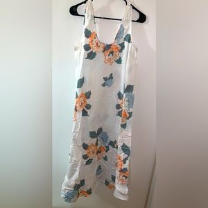 Armani Exchange White floral dres